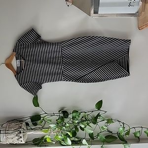 ZARA STRIPED BODYCON DRESS